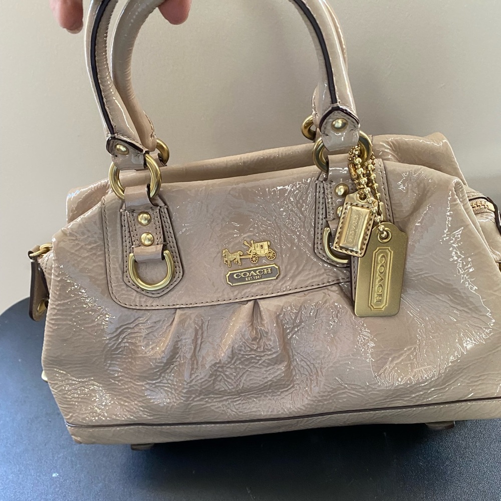 Patten Leather Coach handbag